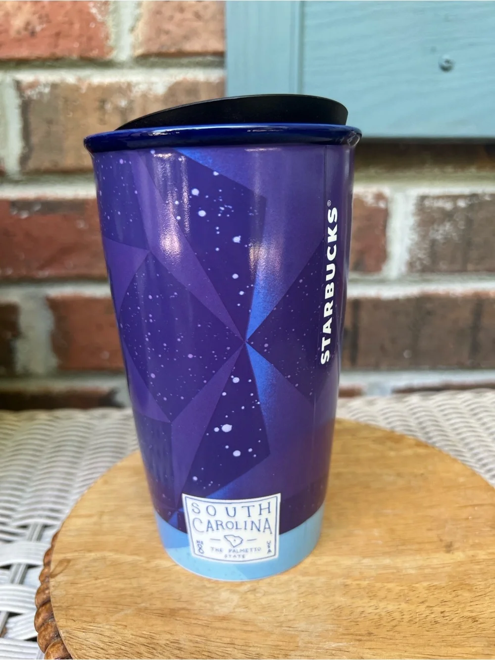 NWOT Starbucks South Carolina / Palmetto State 12 oz. Ceramic Travel Mug